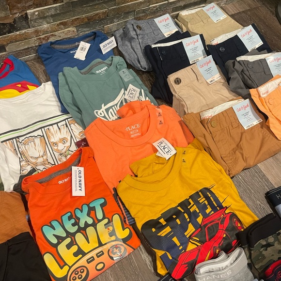 Boys Sizes 6 and 6/7 Lot of 50 PCs !!!!! New With Tags Tommy Bahama Gap Oldnavy - Picture 6 of 6